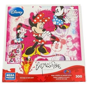 MEGA Puzzles Disney Expressions Minnie Forever 300 Piece Puzzle
